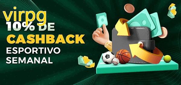 10% de bônus de cashback na virpg